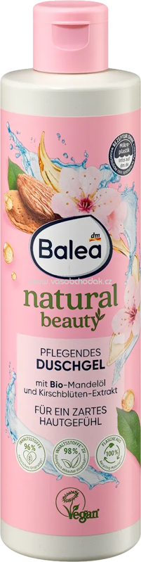 Balea Duschgel Natural Beauty Kirschblüten-Extrakt & Mandelöl, 250 ml Balea Duschgel Natural Beauty Kirschblüten-Extrakt & Mandelöl, 250 ml
