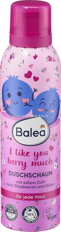 Balea Duschschaum I like you berry much, 200 ml Balea Duschschaum I like you berry much, 200 ml