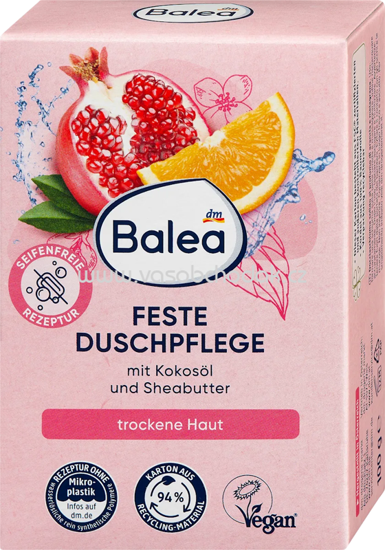 Balea Festes Duschgel mit Kokosöl & Sheabutter, 100 g Balea Festes Duschgel mit Kokosöl & Sheabutter, 100 g