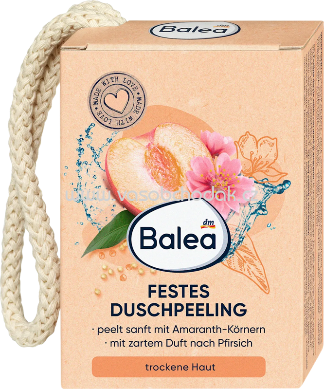 Balea Festes Körperpeeling Pfirsich, 100 g Balea Festes Körperpeeling Pfirsich, 100 g