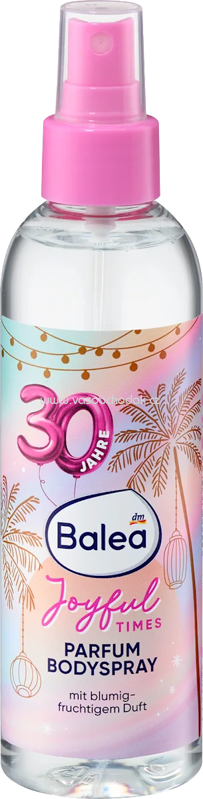 Balea Körperspray Joyful Times 30 Jahre, 200 ml