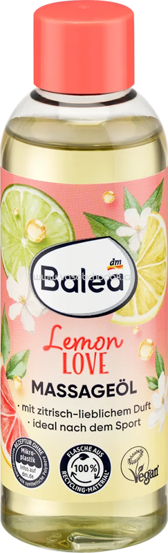 Balea Massageöl Lemon Love, 100 ml Balea Massageöl Lemon Love, 100 ml