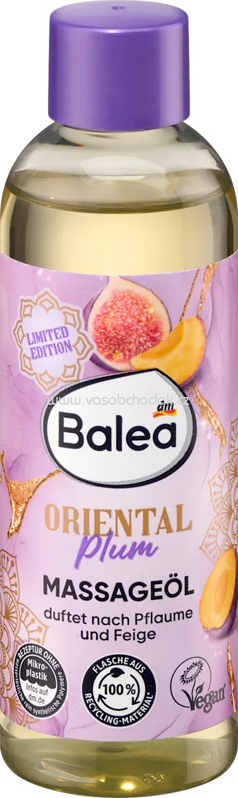 Balea Massageöl Oriental Plum, 100 ml Balea Massageöl Oriental Plum, 100 ml