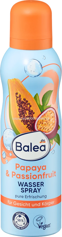 Balea Wasserspray Papaya & Passion, 150 ml Balea Wasserspray Papaya & Passion, 150 ml