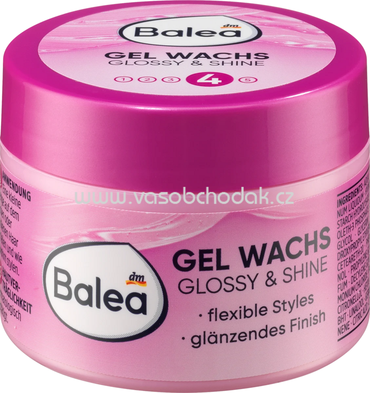 Balea Haargel Glossy & Shine Glanz Wachs, 75 ml Balea Haargel Glossy & Shine Glanz Wachs, 75 ml
