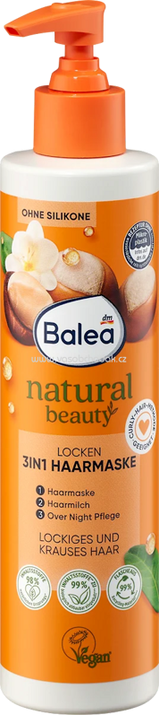 Balea Haarmaske 3in1 Natural Beauty Locken, 250 ml Balea Haarmaske 3in1 Natural Beauty Locken, 250 ml