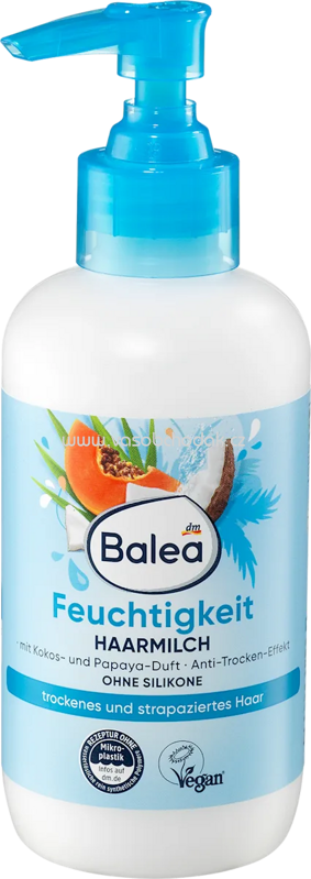 Balea Haarmilch Feuchtigkeit, 200 ml Balea Haarmilch Feuchtigkeit, 200 ml