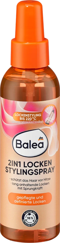 Balea Hitzeschutzspray 2in1 Locken&Styling, 150 ml Balea Hitzeschutzspray 2in1 Locken&Styling, 150 ml