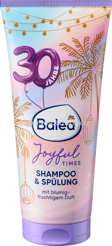 Balea Shampoo & Conditioner Joyful Times 30 Jahre, 200 ml Balea Shampoo & Conditioner Joyful Times 30 Jahre, 200 ml