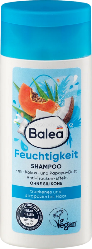 Balea Shampoo Feuchtigkeit Reisegröße, 50 ml Balea Shampoo Feuchtigkeit Reisegröße, 50 ml