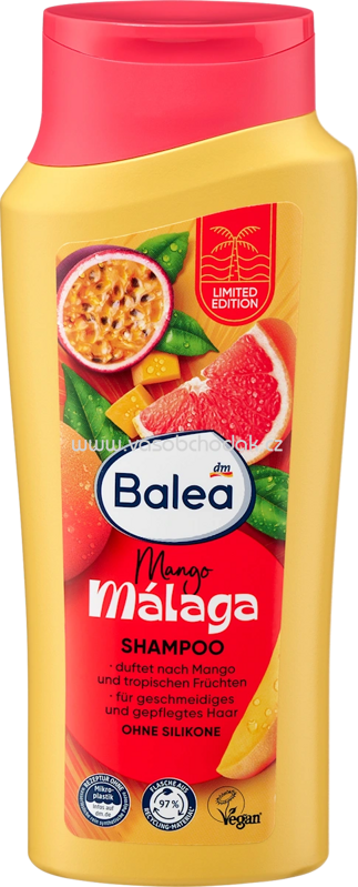 Balea Shampoo Mango Málaga, 300 ml Balea Shampoo Mango Málaga, 300 ml