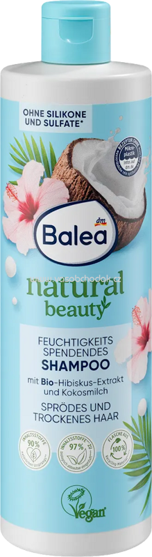 Balea Shampoo Natural Beauty Hibiskus-Extrakt und Kokosmilch, 400 ml Balea Shampoo Natural Beauty Hibiskus-Extrakt und Kokosmilch, 400 ml