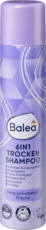 Balea Trockenshampoo 6in1, 200 ml Balea Trockenshampoo 6in1, 200 ml