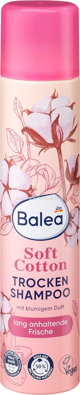 Balea Trockenshampoo Soft Cotton, 200 ml Balea Trockenshampoo Soft Cotton, 200 ml