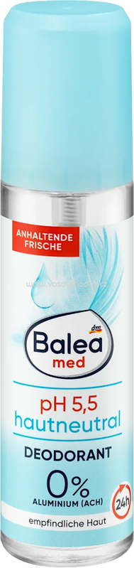 Balea med Deo Zerstäuber hautneutral, 75 ml Balea med Deo Zerstäuber hautneutral, 75 ml