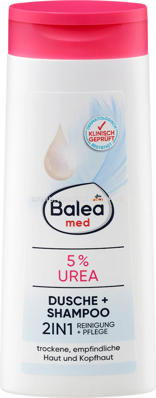 Balea med Duschgel 2in1 Dusche + Shampoo 5 % Urea, 300 ml