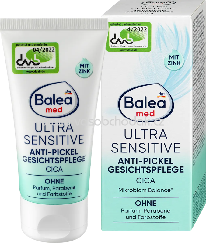 Balea med Gesichtscreme Anti Pickel ultra sensitive, 50 ml