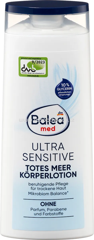 Balea med Körperlotion Ultra Sensitive Totes Meer, 300 ml
