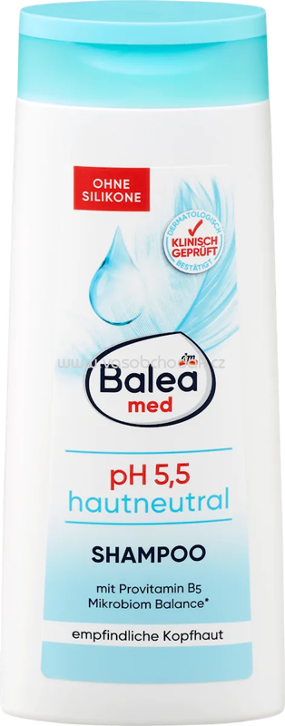 Balea med Shampoo hautneutral, bei empfindlicher Kopfhaut, 300 ml Balea med Shampoo hautneutral, bei empfindlicher Kopfhaut, 300 ml