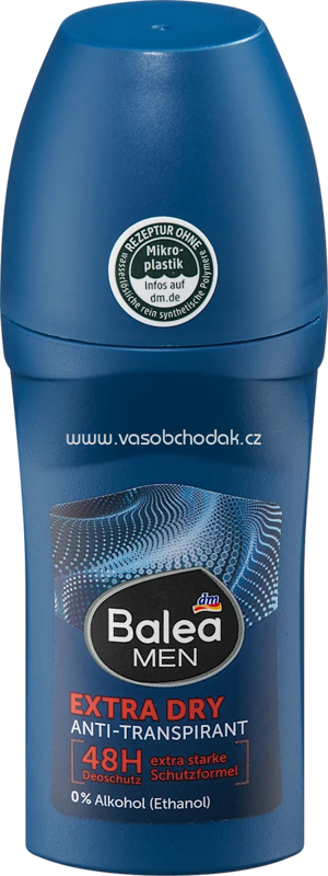 Balea MEN Antitranspirant Deo Roll-on extra dry, 50 ml Balea MEN Antitranspirant Deo Roll-on extra dry, 50 ml