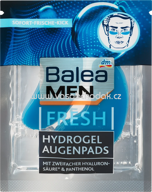 Balea MEN Augenpads Fresh Hydrogel, 2 St Balea MEN Augenpads Fresh Hydrogel, 2 St