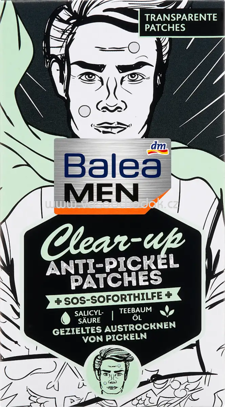 Balea MEN Clear-up Anti-Pickel Patches, 36 St Balea MEN Clear-up Anti-Pickel Patches, 36 St