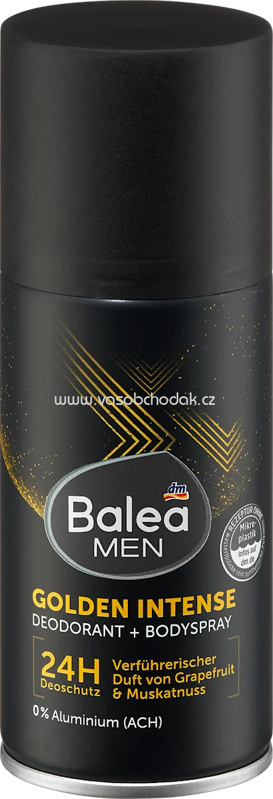 Balea MEN Deo Bodyspray Golden Intense, 150 ml Balea MEN Deo Bodyspray Golden Intense, 150 ml
