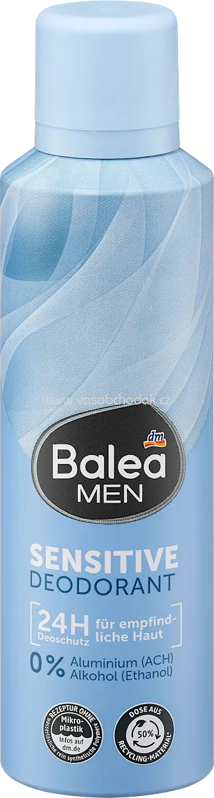 Balea MEN Deospray Sensitive, 200 ml Balea MEN Deospray Sensitive, 200 ml
