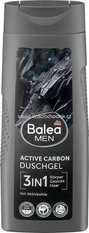 Balea MEN Duschgel Active Carbon 3in1, 300 ml Balea MEN Duschgel Active Carbon 3in1, 300 ml