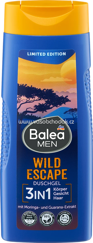 Balea MEN Duschgel Wild Escape 3in1, 300 ml Balea MEN Duschgel Wild Escape 3in1, 300 ml