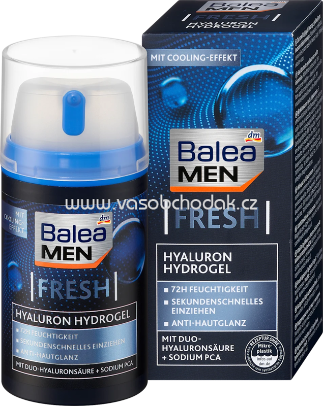 Balea MEN Gesichtscreme Fresh Hyaluron Hydro Gel, 75 ml Balea MEN Gesichtscreme Fresh Hyaluron Hydro Gel, 75 ml