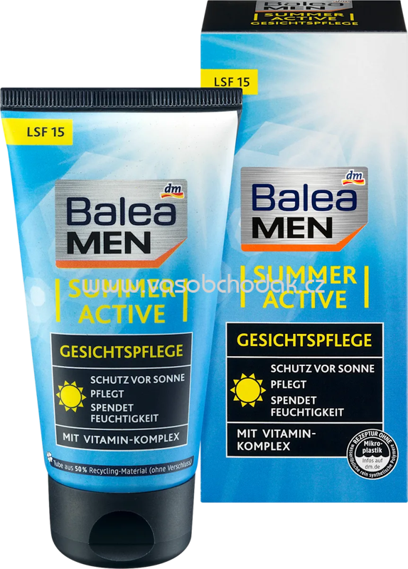Balea MEN Gesichtscreme Summer Active, 75 ml Balea MEN Gesichtscreme Summer Active, 75 ml