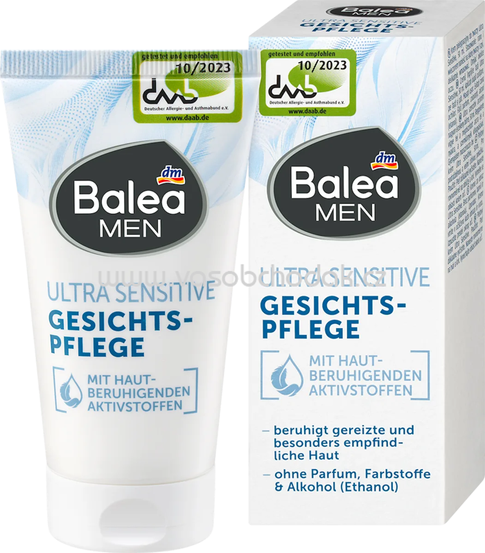 Balea MEN Gesichtscreme ultra sensitive, 50 ml Balea MEN Gesichtscreme ultra sensitive, 50 ml