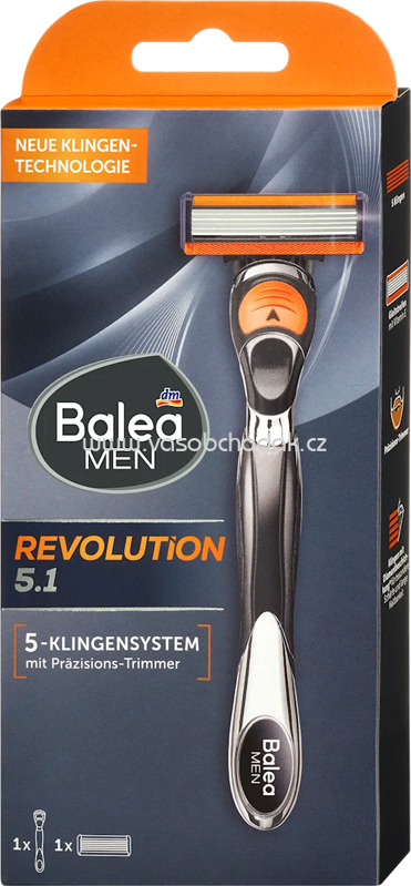 Balea MEN Rasierer, Revolution 5.1, 1 St Balea MEN Rasierer, Revolution 5.1, 1 St