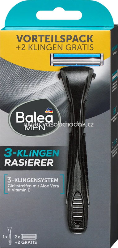 Balea MEN Rasierer 3-Klingen Vorteilspack, 1 St Balea MEN Rasierer 3-Klingen Vorteilspack, 1 St