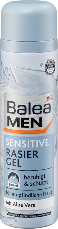 Balea MEN Rasiergel sensitive, 200 ml Balea MEN Rasiergel sensitive, 200 ml