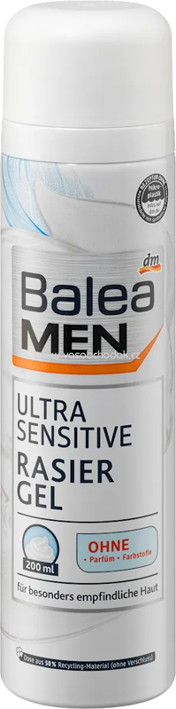 Balea MEN Rasiergel Ultra Sensitive, 200 ml Balea MEN Rasiergel Ultra Sensitive, 200 ml