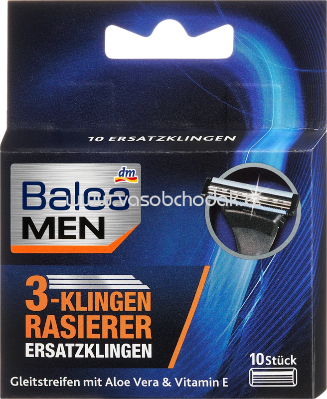 Balea MEN Rasierklingen, 3-Klingen Rasierer, 10 St Balea MEN Rasierklingen, 3-Klingen Rasierer, 10 St