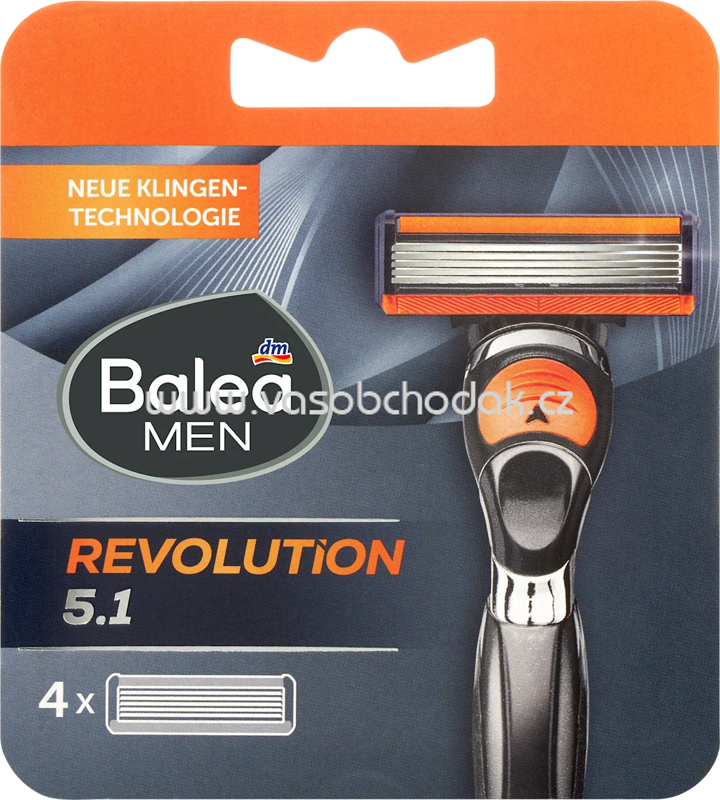 Balea MEN Rasierklingen, Revolution 5.1, 4 St Balea MEN Rasierklingen, Revolution 5.1, 4 St
