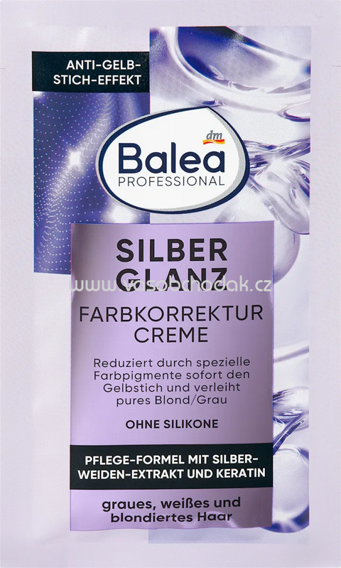 Balea PROFESSIONAL Farbkorrekturcreme Silberglanz, 20 ml