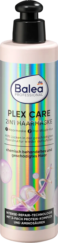 Balea PROFESSIONAL Haarmaske Plex Care 2in1, 250 ml Balea PROFESSIONAL Haarmaske Plex Care 2in1, 250 ml