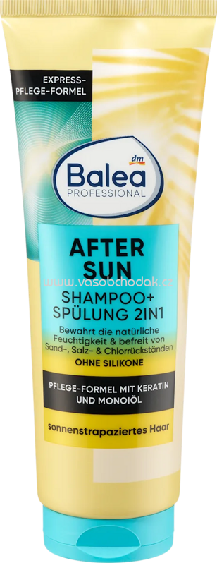 Balea PROFESSIONAL Shampoo & Conditioner After Sun 2in1, 250 ml
