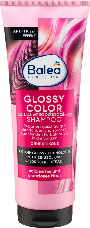 Balea PROFESSIONAL Shampoo Glossy Color, 250 ml