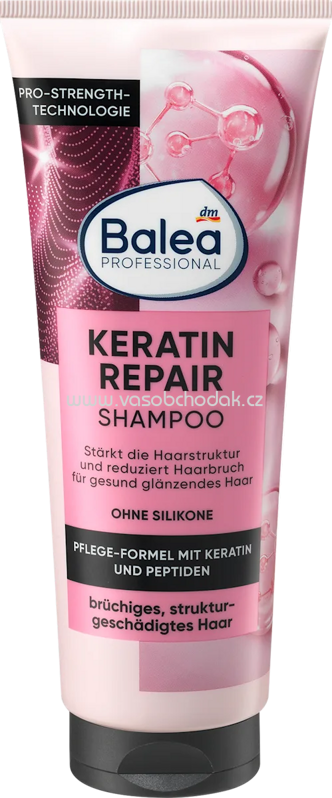 Balea PROFESSIONAL Shampoo Keratin Repair, 250 ml