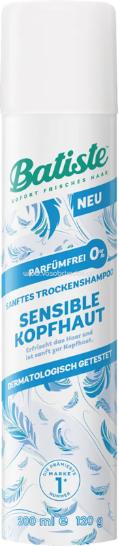 Batiste Trockenshampoo Sensible Kopfhaut, 200 ml Batiste Trockenshampoo Sensible Kopfhaut, 200 ml