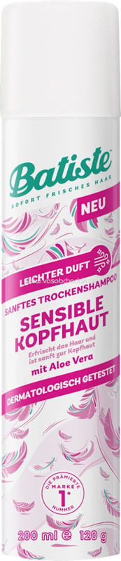 Batiste Trockenshampoo Sensible Kopfhaut, 200 ml Batiste Trockenshampoo Sensible Kopfhaut, 200 ml