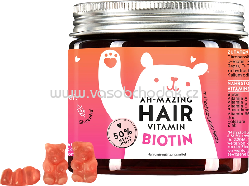 Bears with benefits Haarvitamine Ah-mazing Hair, 112,5 g