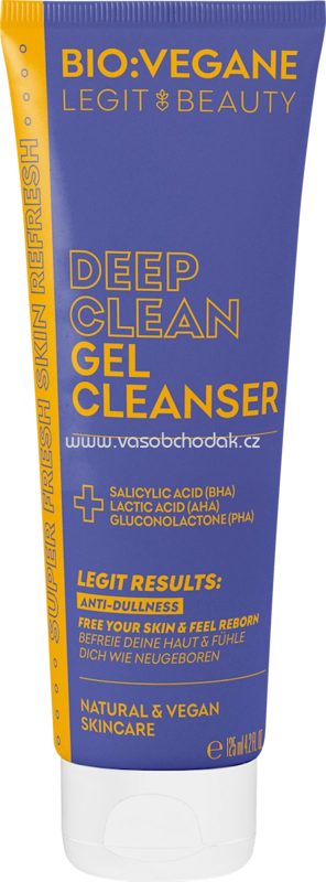 BIO VEGANE Gel Cleanser Deep Clean, 125 ml