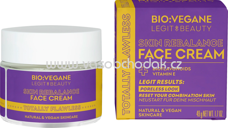 BIO VEGANE Gesichtscreme Skin Rebalance, 50 ml