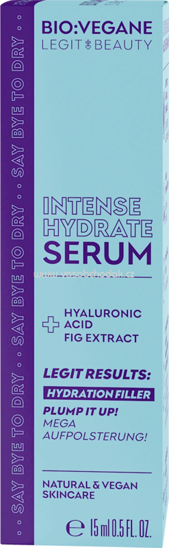 BIO VEGANE Serum Intense Hydrate, 15 ml